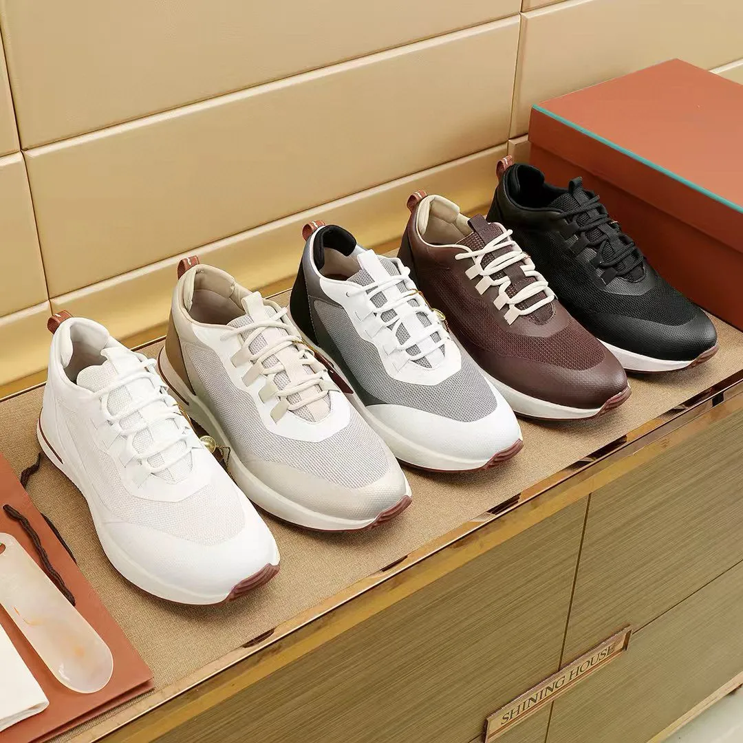 Factory price: 480💰Loro Piana niche classic jogging shoes, men's lace-up casual shoes and sneakers, high-quality lightweight and comfortable fabrics, suitable for outdoor leisure, the color scheme is young and energetic, and it looks great with sportswear or casual suits! Size: 38-44 (45. Customized)